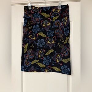 LuLaRoe Colorful Floral Skirt Size XL